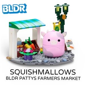 BLDR Squishmallows Patty's Farmers Market Building Set
